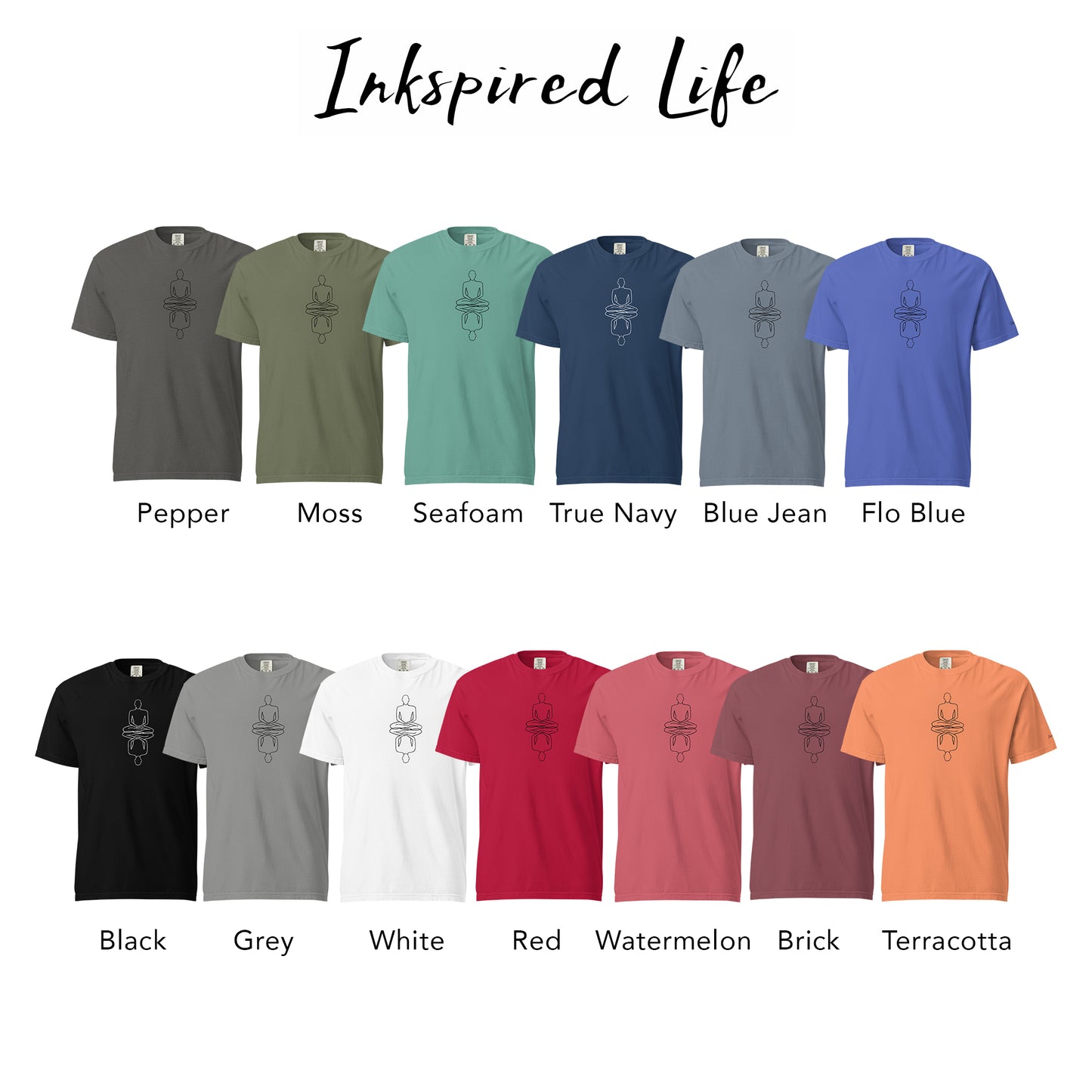 Meditation Reflection Tee - 14 colors