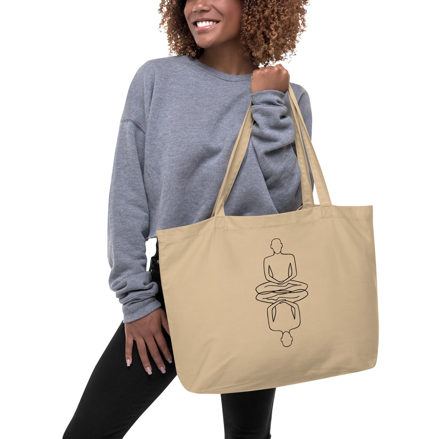 Organic Cotton Tote Bag, Large - 2 colors